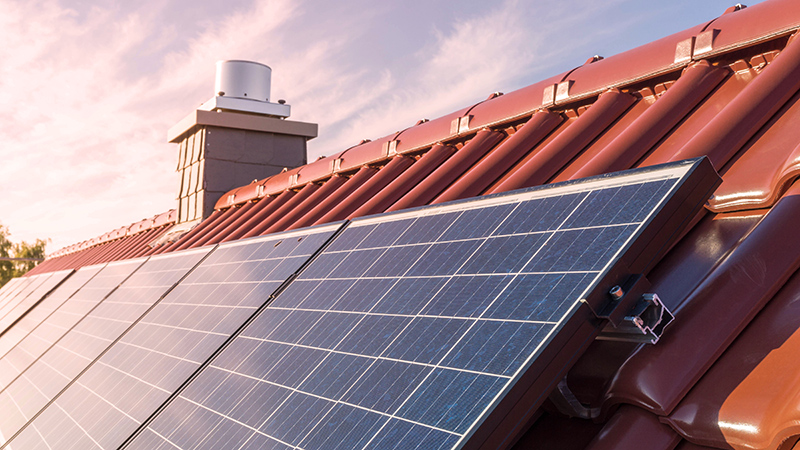energia fotovoltaica- paneles solares en tejado